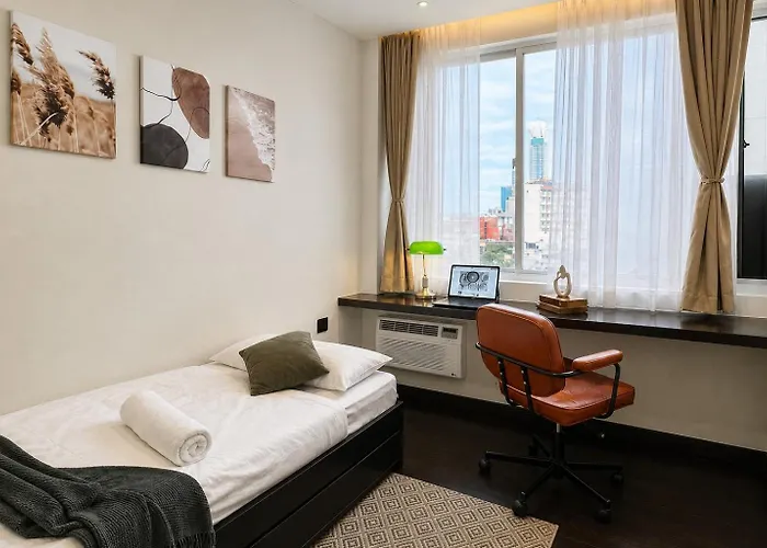 Apartamento The Architect - 3br In Poblacion, Bar Kitchen, Views *
